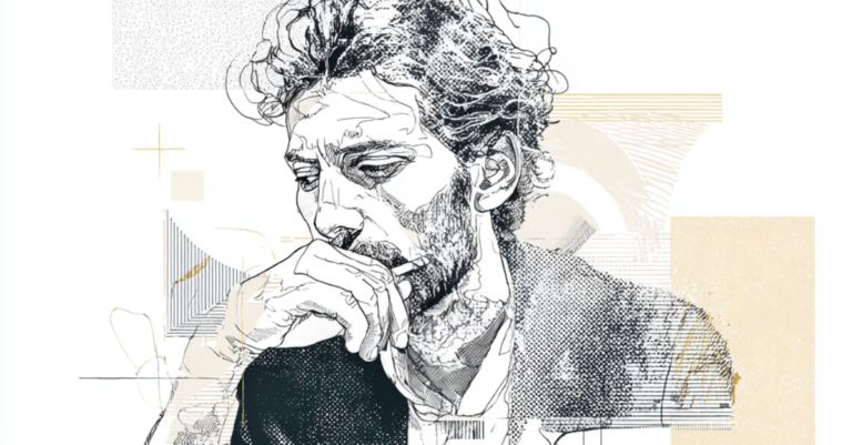 homme travaillant à distance vie nomade équilibre